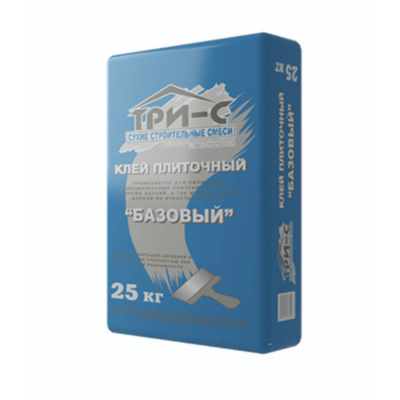 Клей плиточный "Базовый" Три - С, 25кг