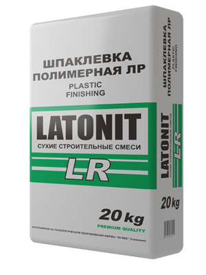 Шпатлевка полимерная финишная белая LATONIT Три - С, 20кг